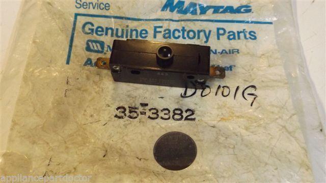 MAYTAG WHIRLPOOL JENN AIR WASHER 35-3382 Switch, Lid NEW IN BAG MAYTAG WHIRLPOOL JENN AIR WASHER 35-3382 Switch, Lid NEW IN BAG